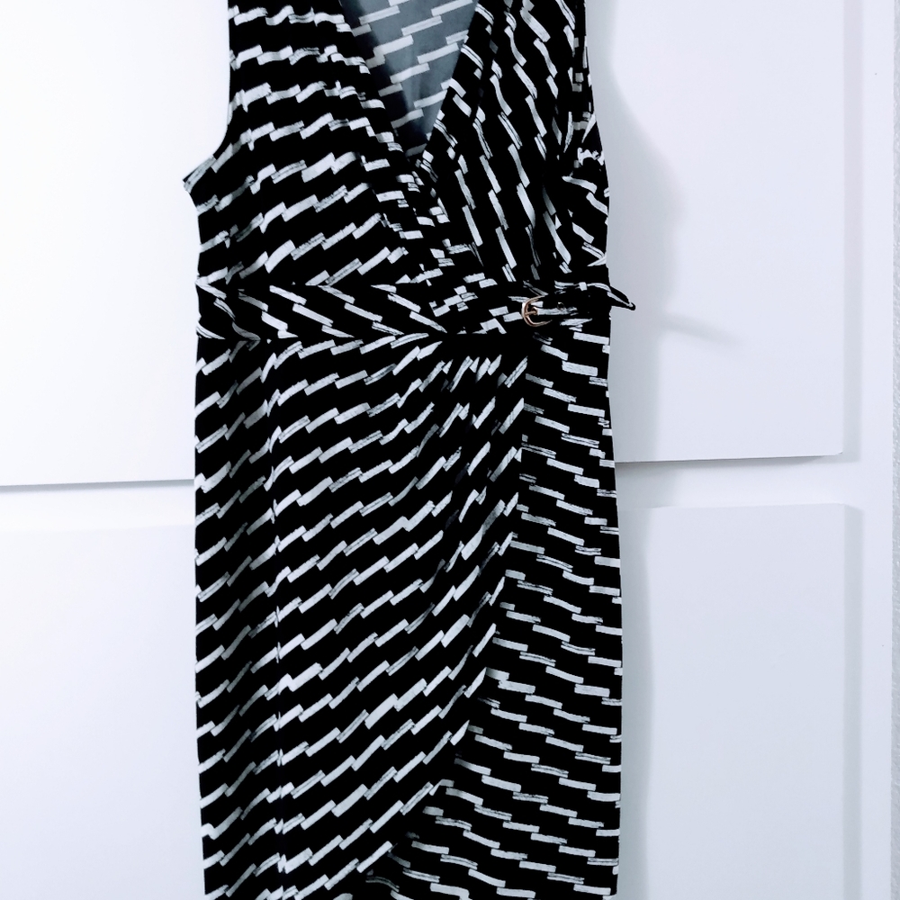 NWOT Lane Bryant Black Wrap Dress